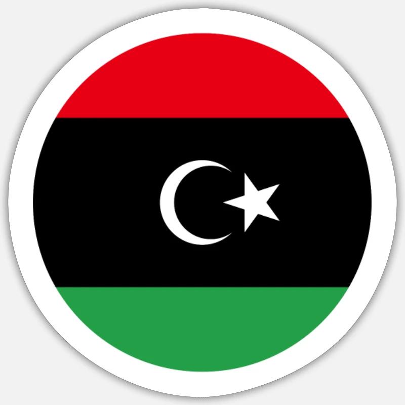 Libya Libyan Flag Libyan Sticker size S (10 x 10 cm)