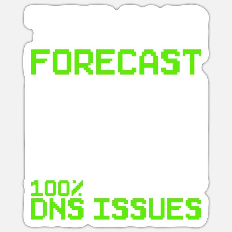 Administrateur réseau Programmeur Sticker taille S (10 x 10 cm)