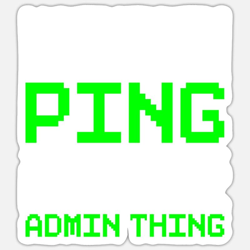 Network Administrator Programmer Sticker size S (10 x 10 cm)