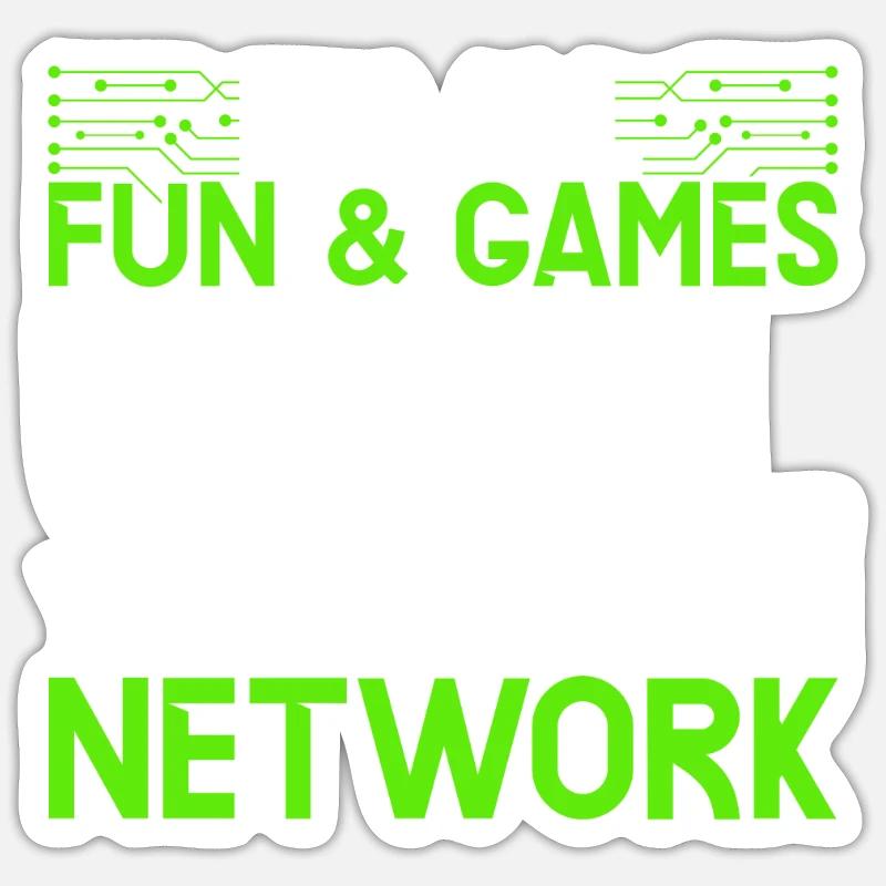 Network Administrator Programmer Sticker size S (10 x 10 cm)