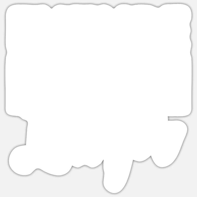 Futur avocat noir - Sticker taille S (10 x 10 cm) - blanc mat