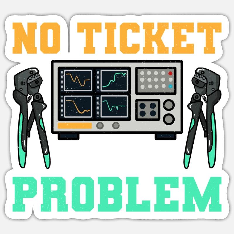 Network Administrator System Administrator Network Sticker size S (10 x 10 cm)