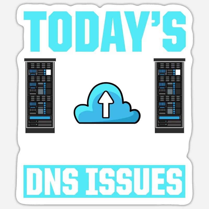 Netzwerkadministrator Systemadministrator Netzwerk - Sticker Größe S (10 x 10 cm) - Mattweiß