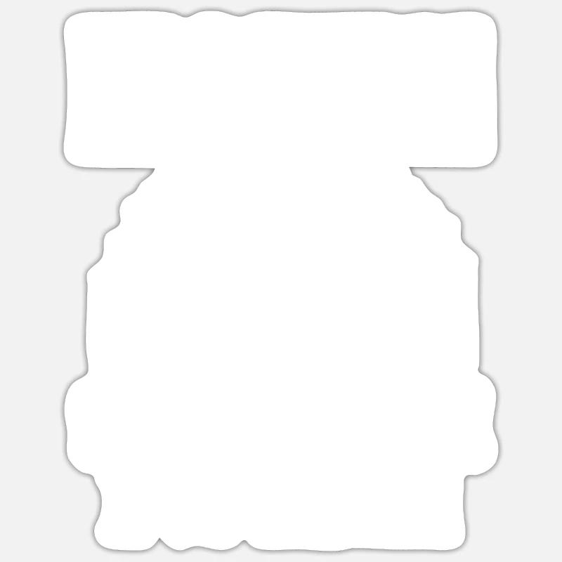 Ölfeld Bohrinsel Fracking - Sticker Größe S (10 x 10 cm) - Mattweiß