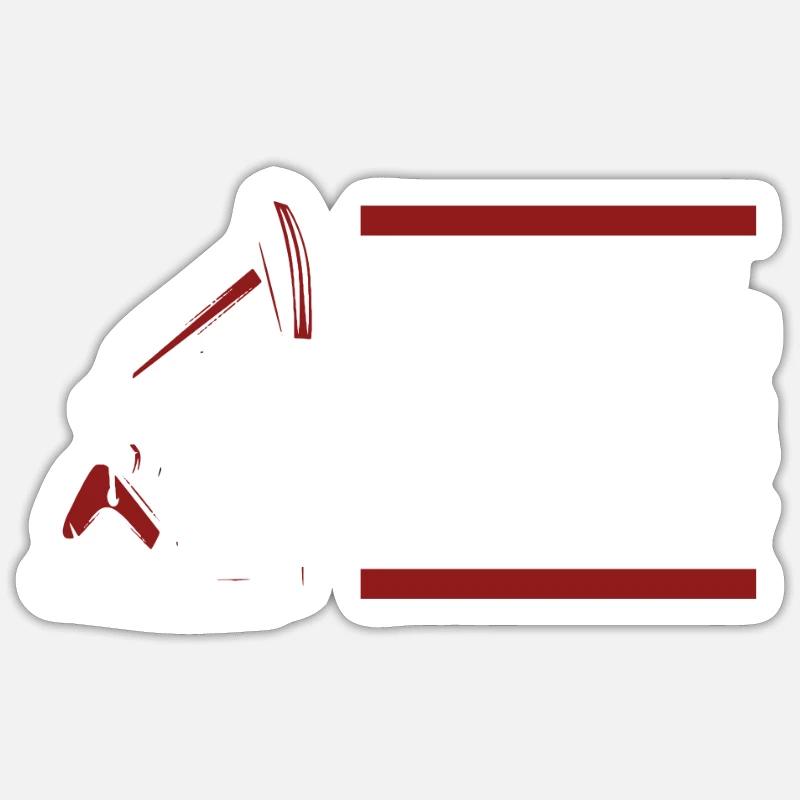 Ölfeld Bohrinsel Fracking - Sticker Größe S (10 x 10 cm) - Mattweiß