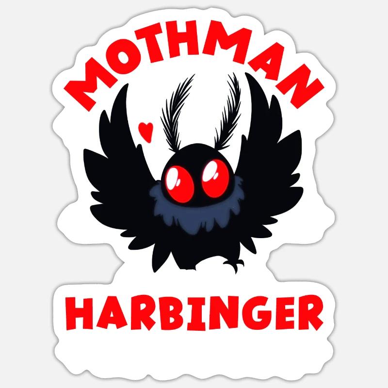 Kryptide Kryptozoologie - Sticker Größe S (10 x 10 cm) - Mattweiß