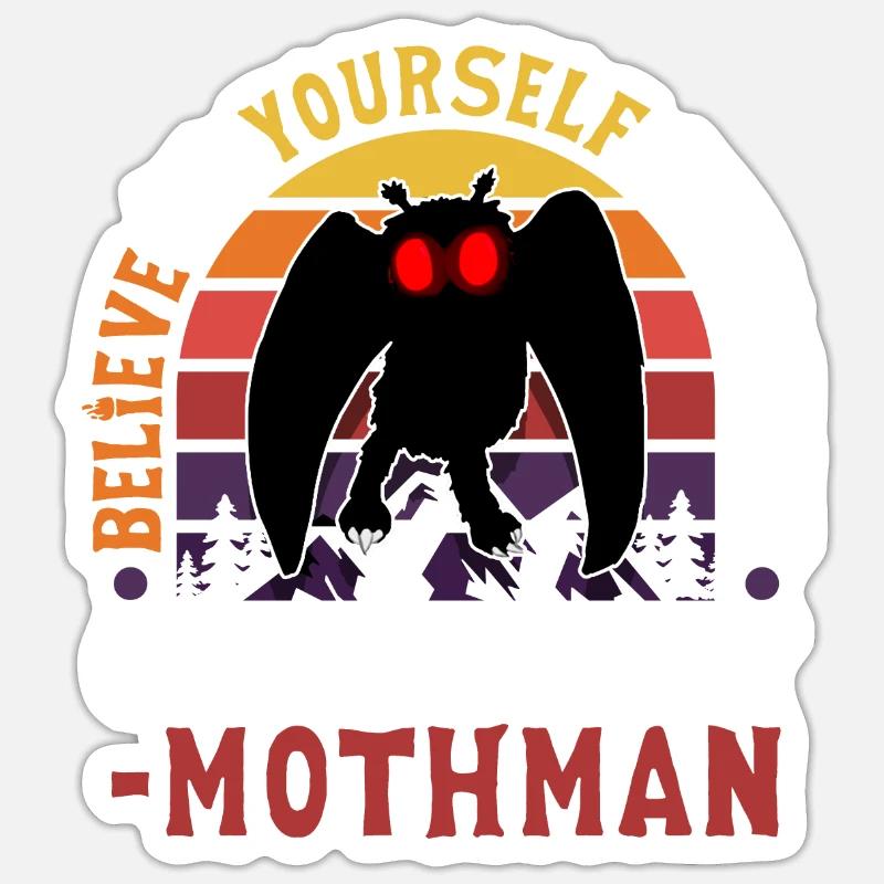 Cryptid Cryptozoology Sticker size S (10 x 10 cm)