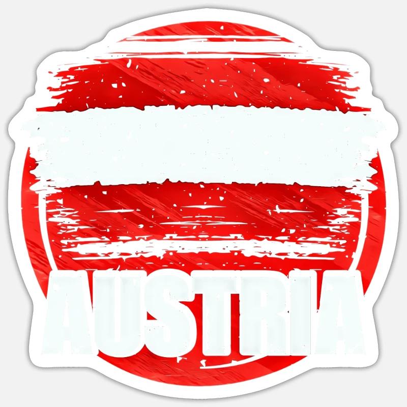 Austria Sticker size S (10 x 10 cm)