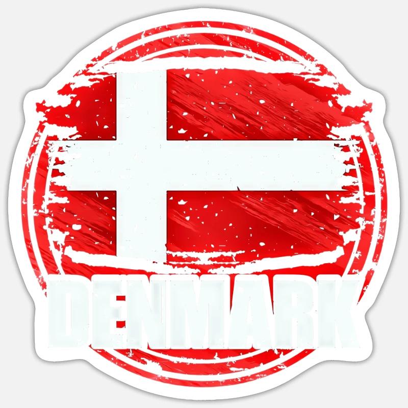 Denmark Sticker size S (10 x 10 cm)