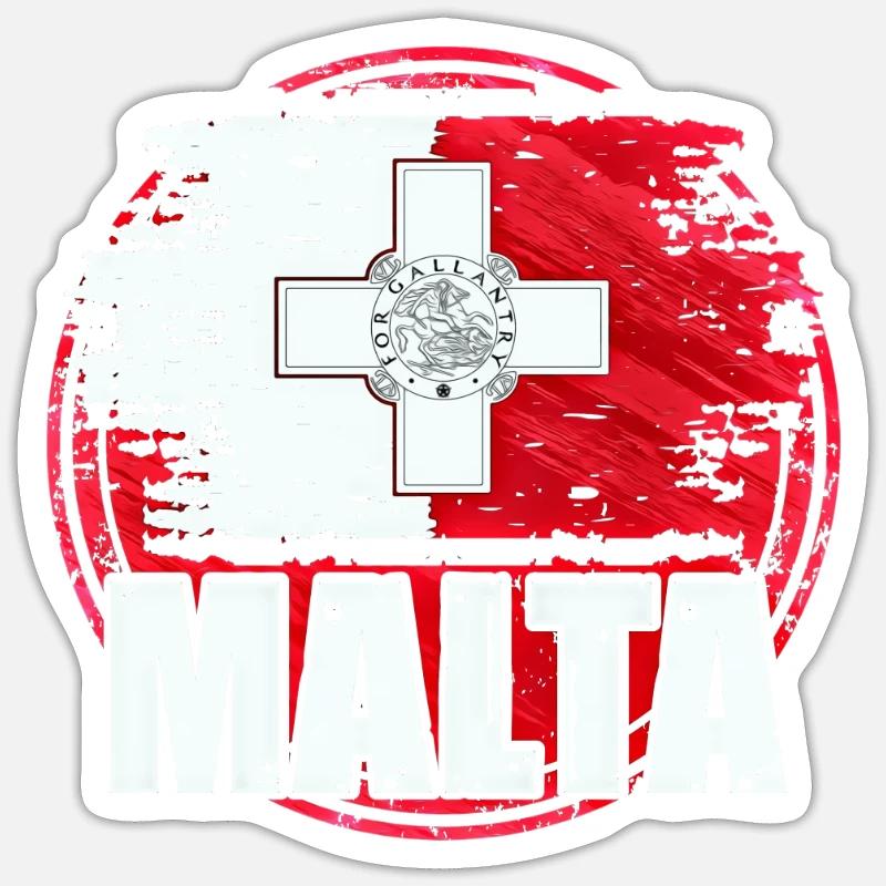 Malta Sticker Größe S (10 x 10 cm)