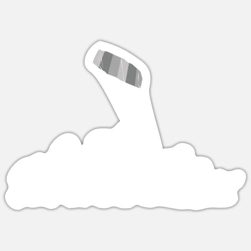 Kitesurf Kiteboard Kitesurfen Kite-Surf Evolution Sticker Größe S (10 x 10 cm)