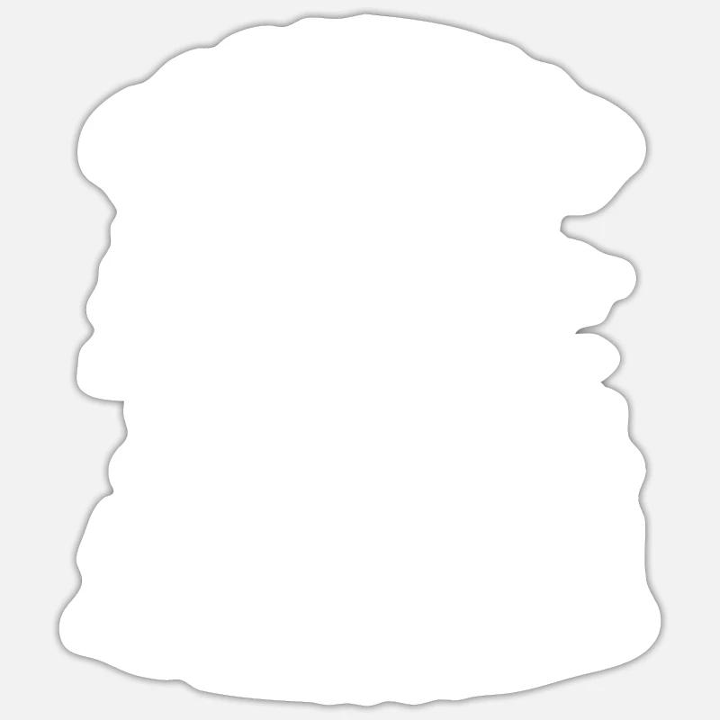 Éclaireur - Sticker taille S (10 x 10 cm) - blanc mat