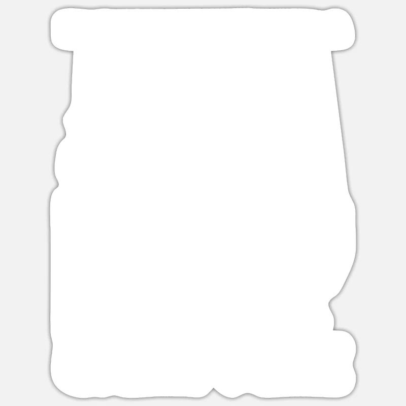 Éclaireur - Sticker taille S (10 x 10 cm) - blanc mat