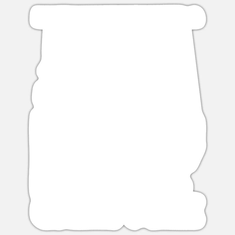 Éclaireur - Sticker taille S (10 x 10 cm) - blanc mat