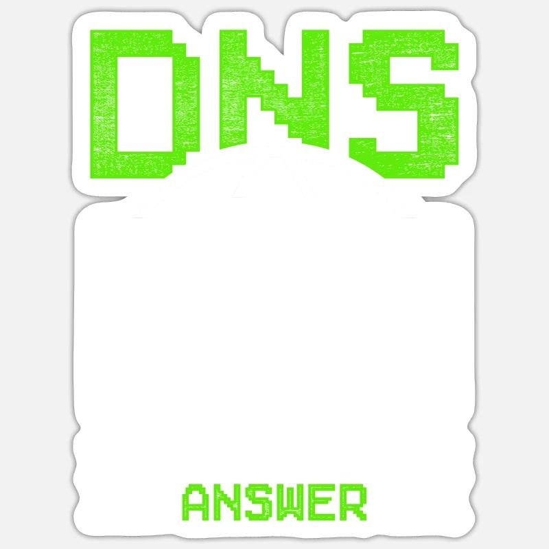 Netzwerkadministrator Programmierer Sticker Größe S (10 x 10 cm)