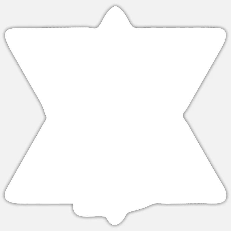 Bart Vollbart Sticker Größe S (10 x 10 cm)