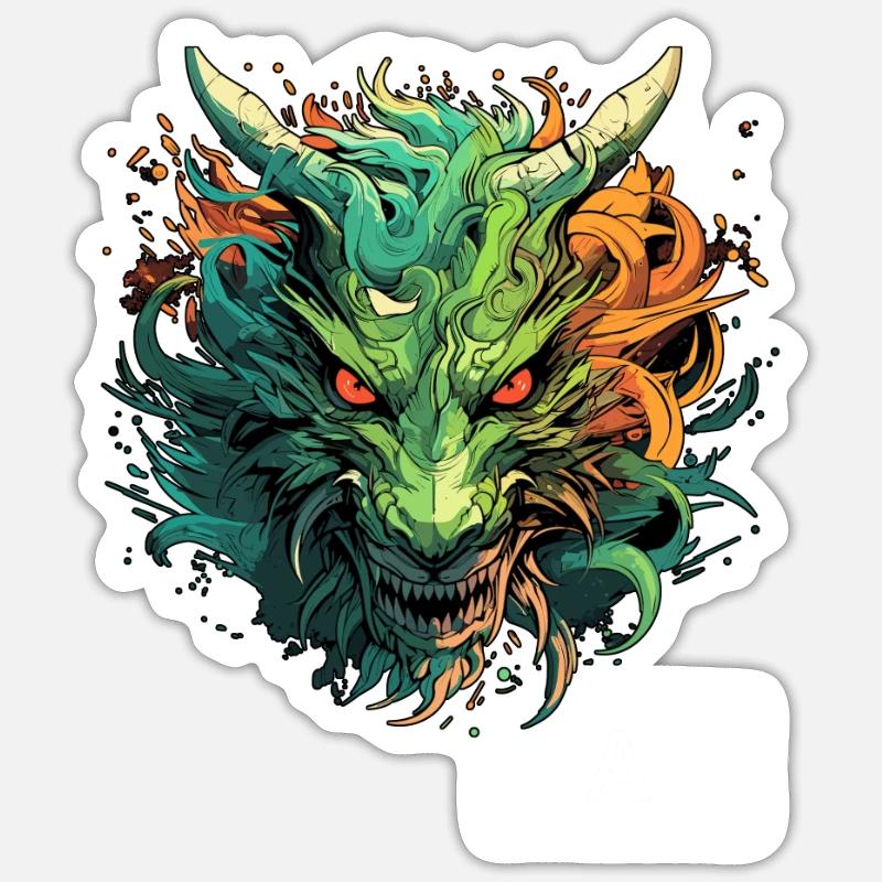 Kali Linux Dragon Design pour les testeurs de Sticker taille S (10 x 10 cm)