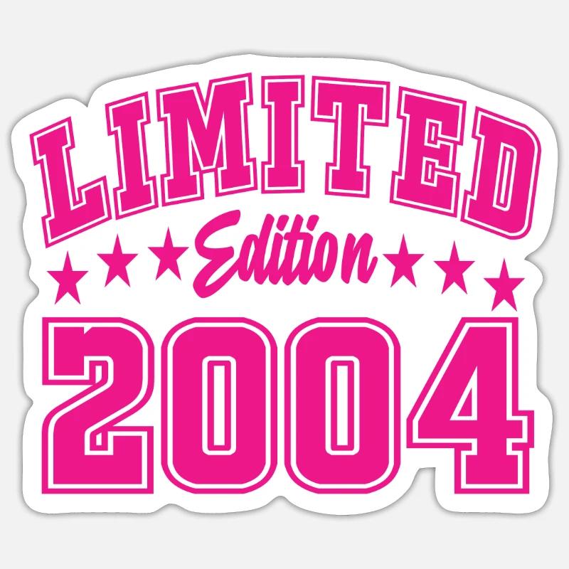 Édition limitée 2004 - Sticker taille S (10 x 10 cm) - blanc mat