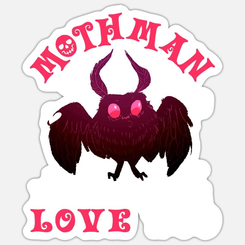 Kryptide Kryptozoologie - Sticker Größe S (10 x 10 cm) - Mattweiß
