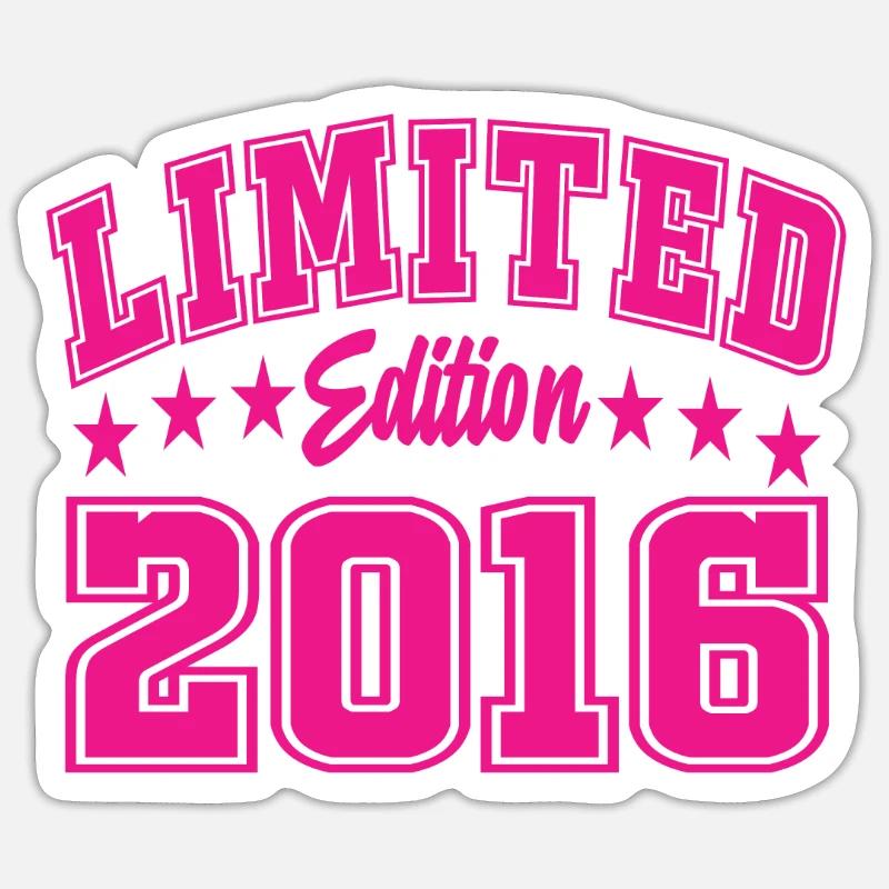 Édition limitée 2016 - Sticker taille S (10 x 10 cm) - blanc mat