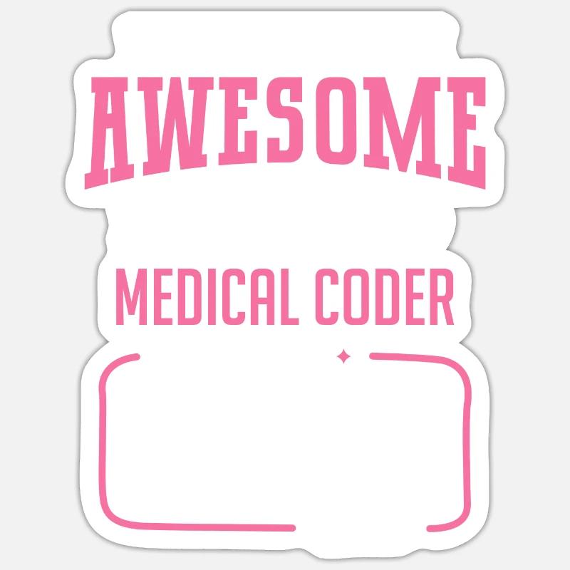 Medical Coder Coding Specialist Sticker size S (10 x 10 cm)