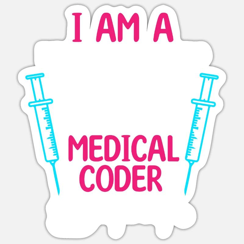 Spécialiste du codage de codeur médical Sticker taille S (10 x 10 cm)