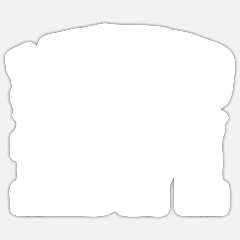Édition limitée 1971 - Sticker taille S (10 x 10 cm) - blanc mat