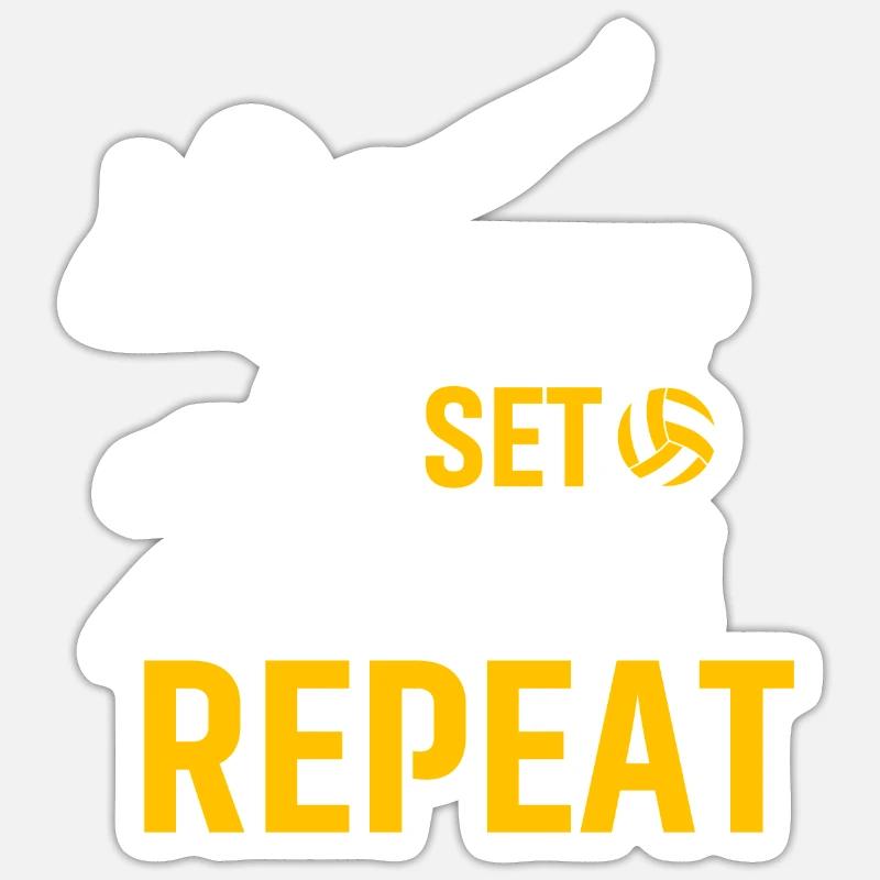 Bump Set Spike Repeat Sticker size S (10 x 10 cm)