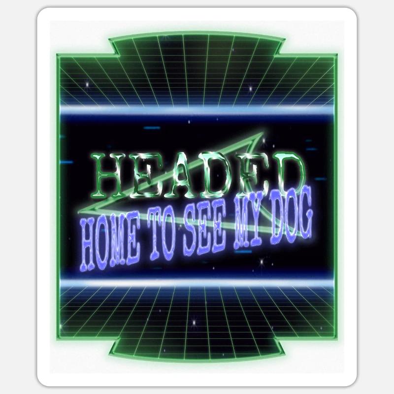 beagle owner gift funny cool statement present Sticker size S (10 x 10 cm)