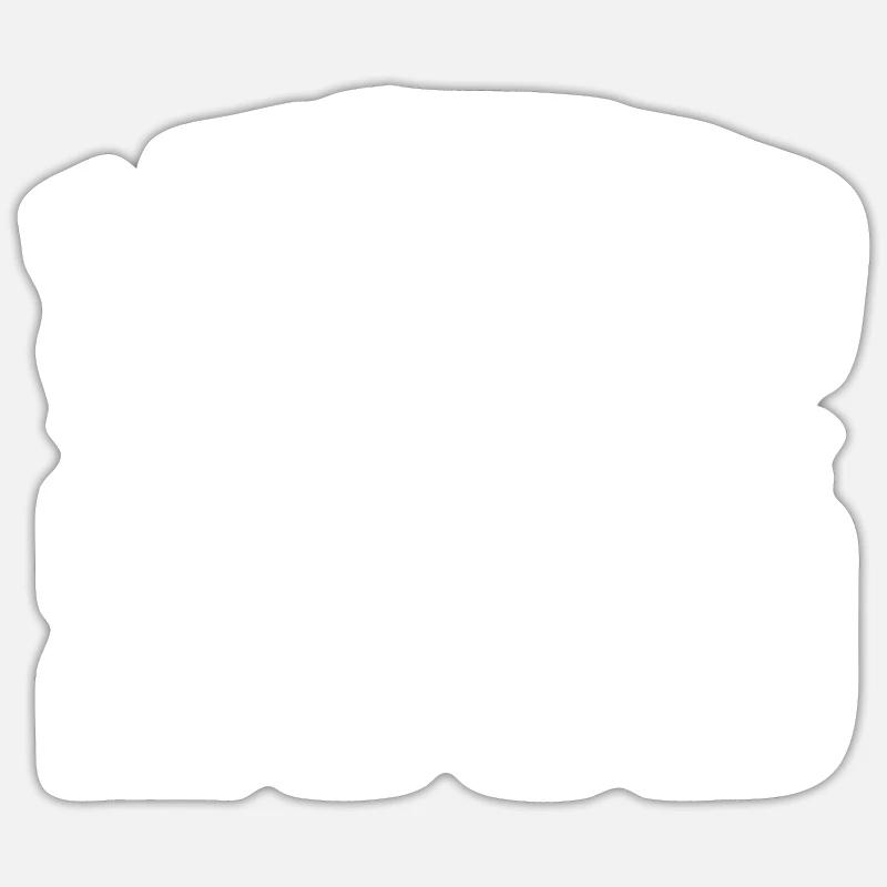 Édition limitée 2009 - Sticker taille S (10 x 10 cm) - blanc mat