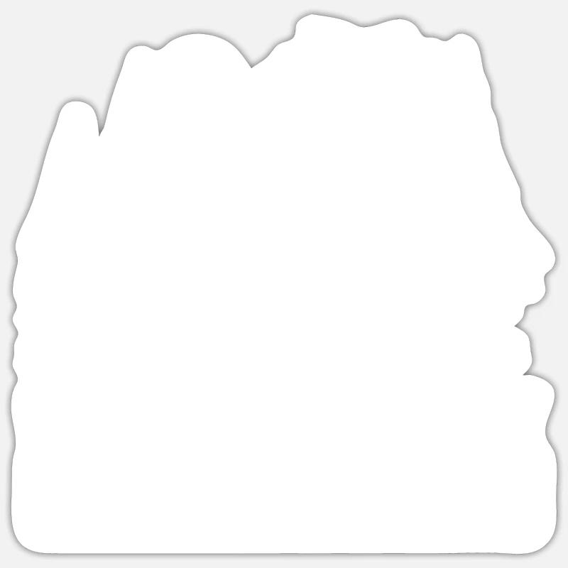 Éclaireur - Sticker taille S (10 x 10 cm) - blanc mat