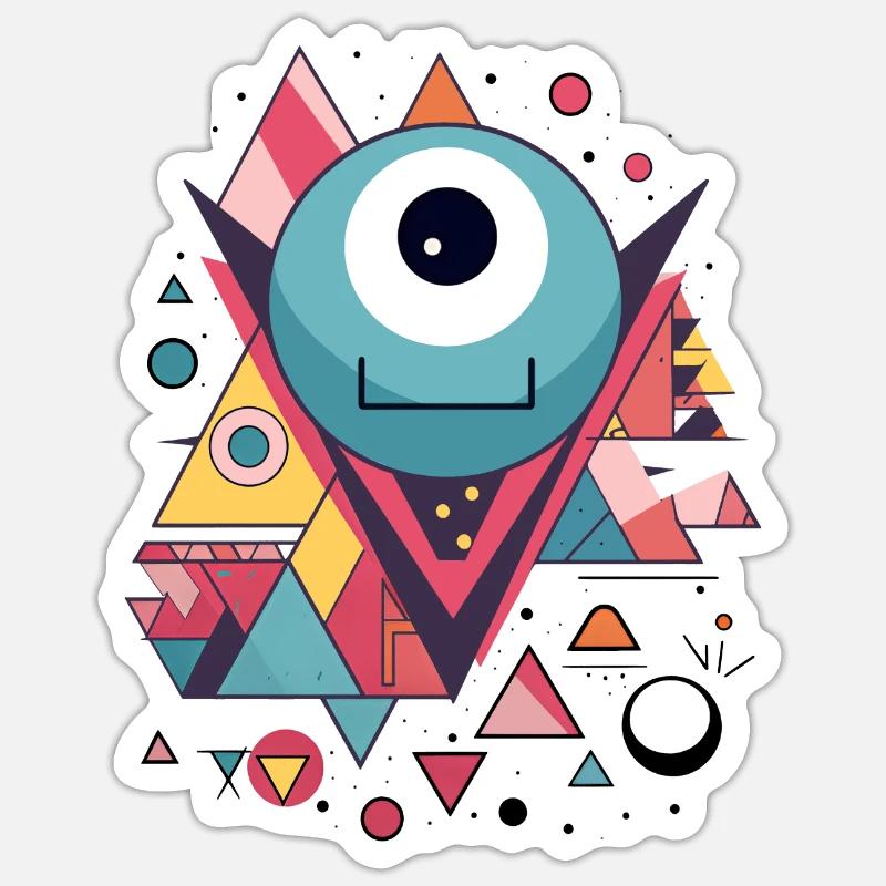 Triangle Vision Sticker size S (10 x 10 cm)