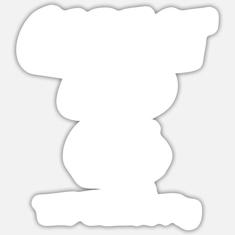 Biggest Eldest Kid The Guinea Pig Funny - Sticker size S (10 x 10 cm) - white matte