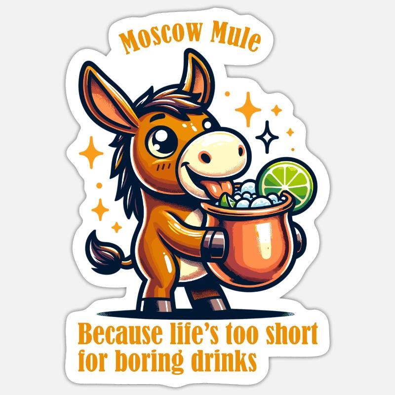 mule Sticker Größe S (10 x 10 cm)