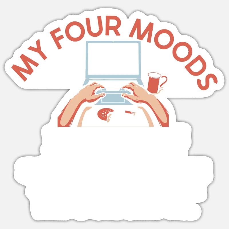 Entwickler Coder Programmierer Lustig Sticker Größe S (10 x 10 cm)