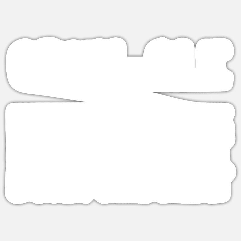 Bbq Grillen Onkel - Sticker Größe S (10 x 10 cm) - Mattweiß