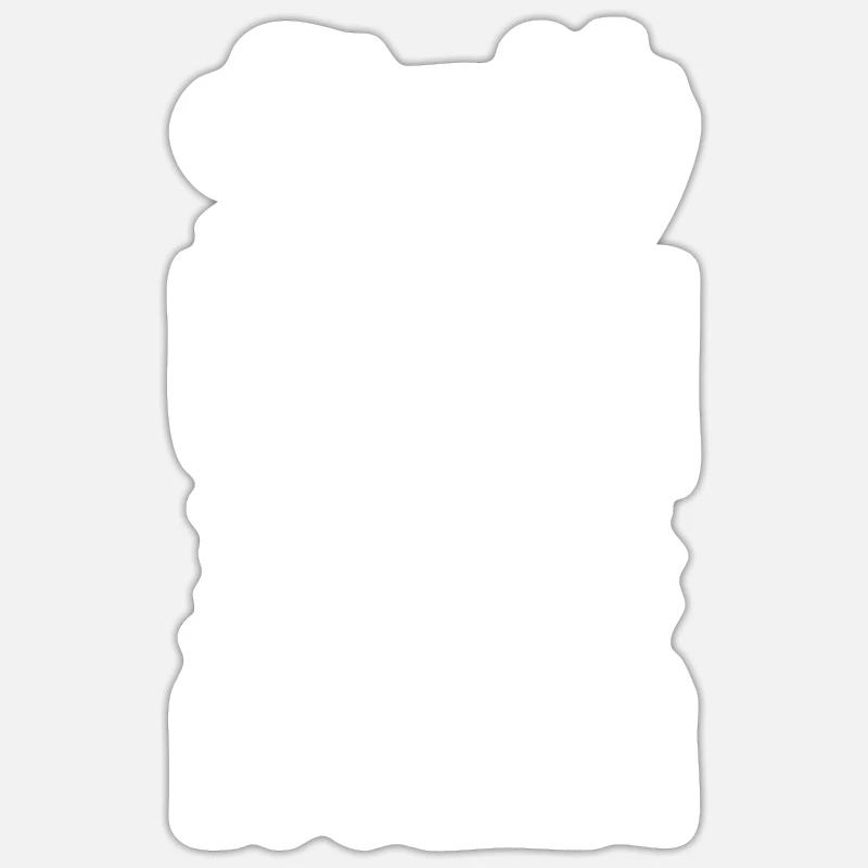 Uncle Uncle - Sticker size S (10 x 10 cm) - white matte