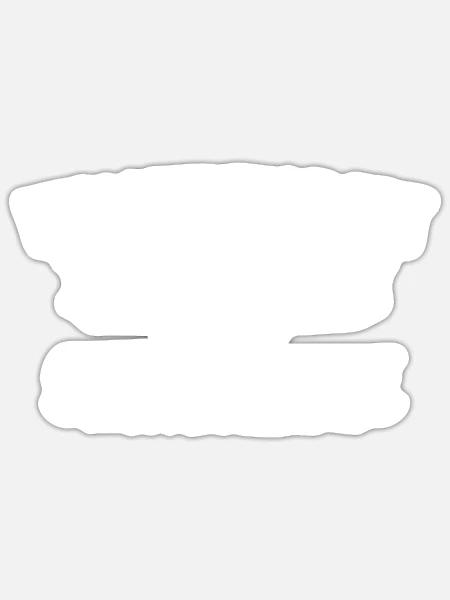 Lustige Verwaltungswirt Sprüche Verwaltung - Sticker Größe S (10 x 10 cm) - Mattweiß