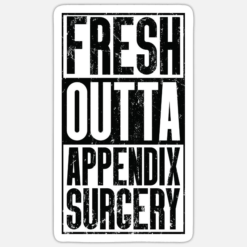 Fresh Outta Operation - Appendix - Sticker size S (10 x 10 cm) - white matte