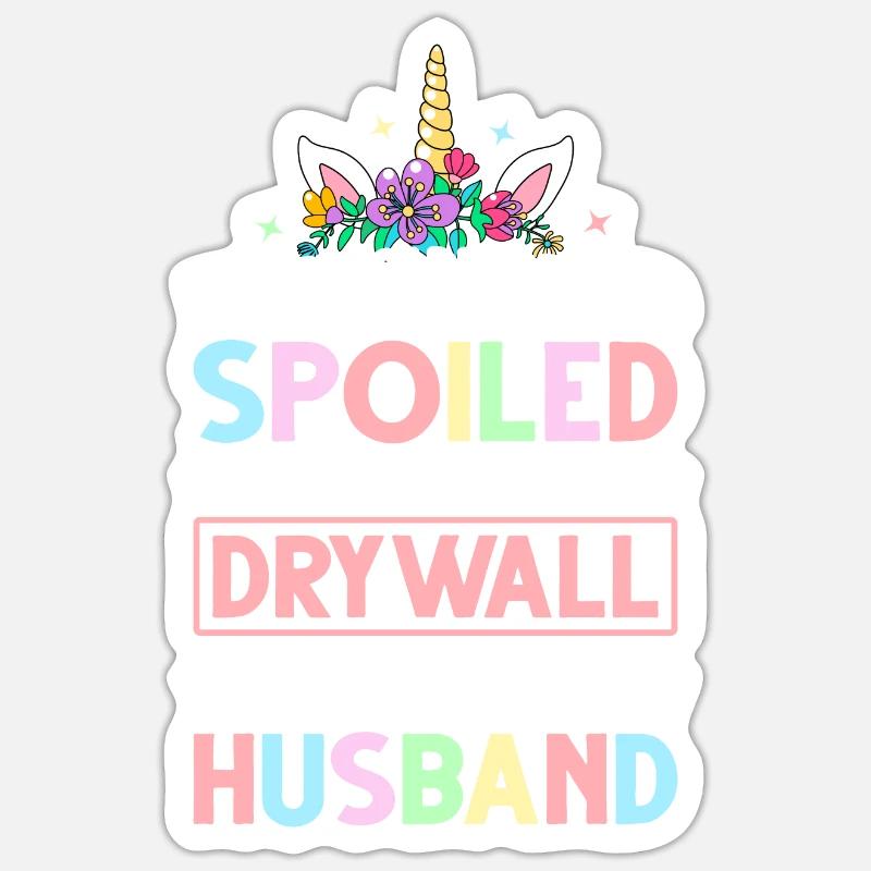 Drywall Builder Drywall Construction Machine Sticker taille S (10 x 10 cm)