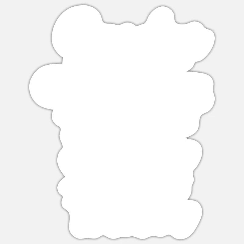 Androgynous Nonbinary Sticker size S (10 x 10 cm)