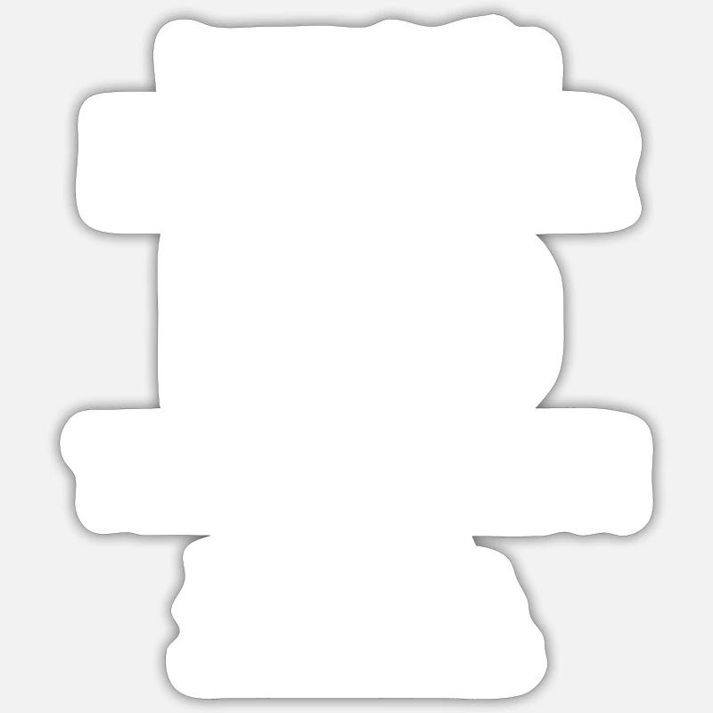 Weil Ich Der Förster-papa Bin, Deshalb! Sticker Größe S (10 x 10 cm)