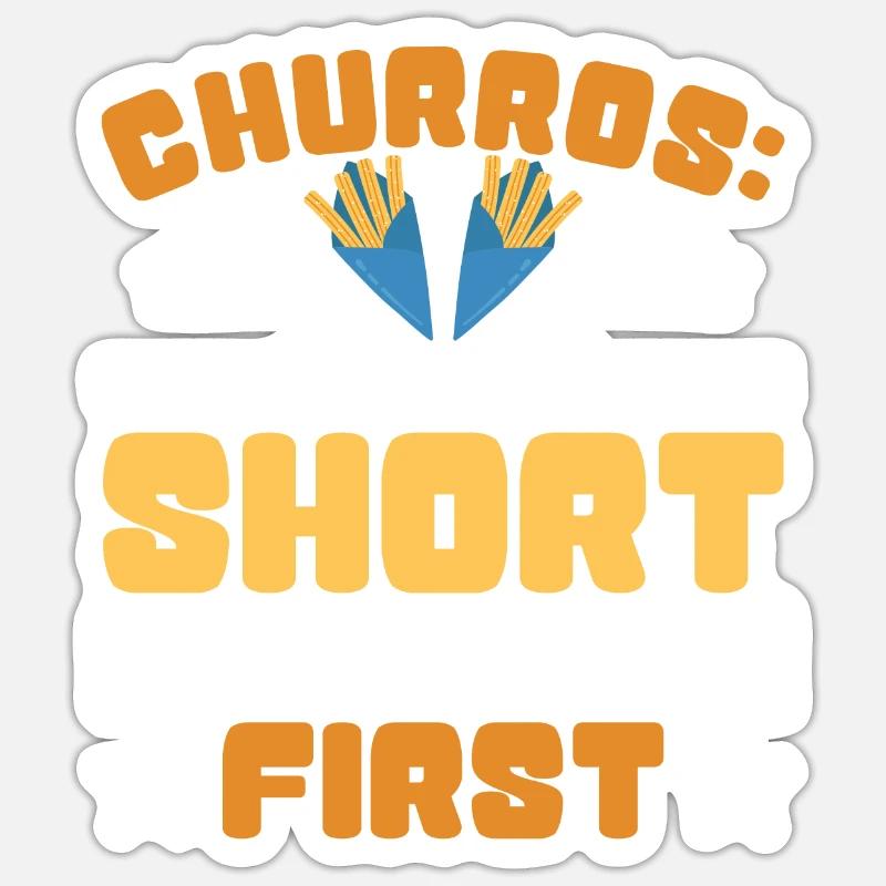 Spanisches Essen - Sticker Größe S (10 x 10 cm) - Mattweiß