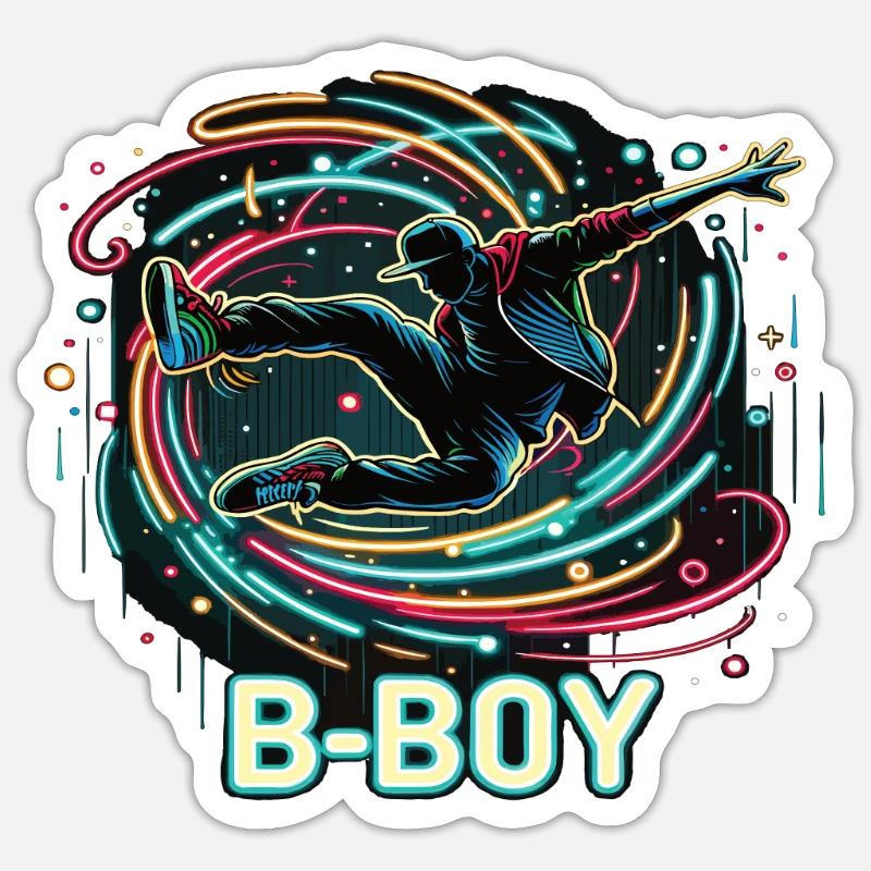 Breakdance Breakdancer Breakdance Kids - Sticker size S (10 x 10 cm) - white matte