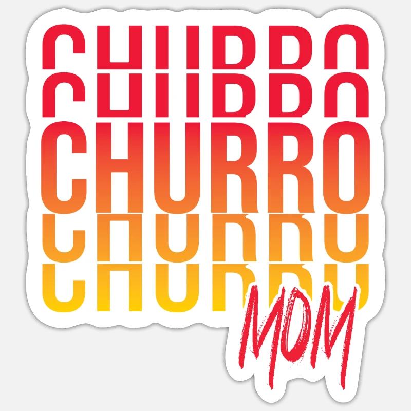 Spanisches Essen - Sticker Größe S (10 x 10 cm) - Mattweiß