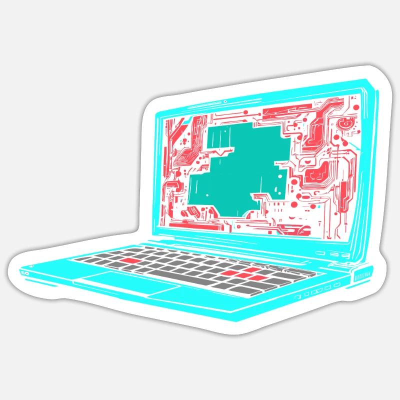 Entwickler Coder Programmierer - Sticker Größe S (10 x 10 cm) - Mattweiß