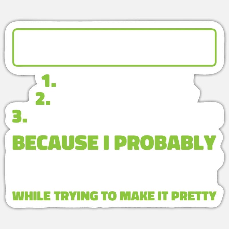 Developer, Coder, Programmer - Sticker size S (10 x 10 cm) - white matte