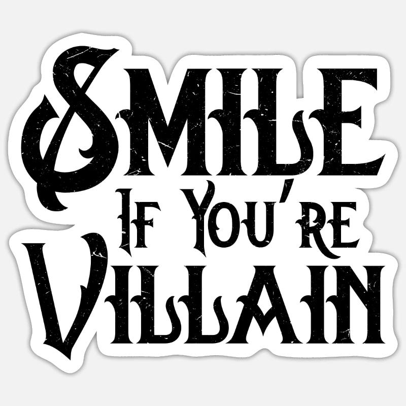 Antagonist Evil Rogue Sticker size S (10 x 10 cm)