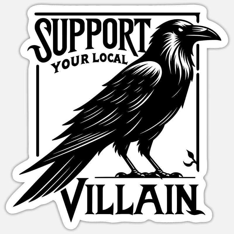 Antagonist Evil Rogue Sticker size S (10 x 10 cm)