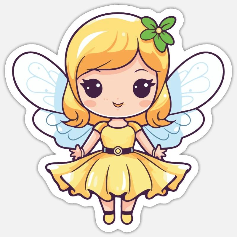 Fairy Comic Cute Sticker size S (10 x 10 cm)